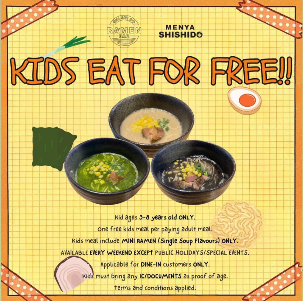 menya-shishido-kids-eat-free-promo